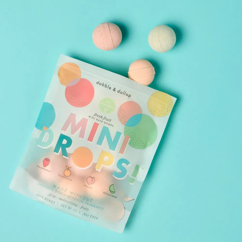 Clearance Dabble & Dollop Fresh Fruit Mini Bath Bombs