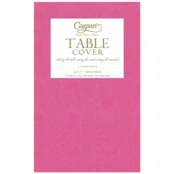 Clearance Caspari Fuchsia Pink Linen Like Table Cover