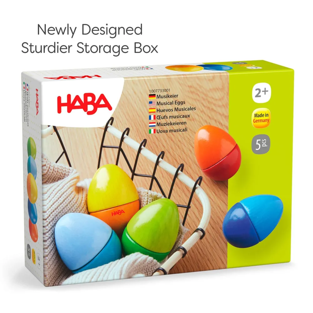 Online HABA USA Fun with Sounds Wooden Eggs