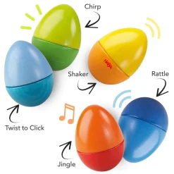 Online HABA USA Fun with Sounds Wooden Eggs