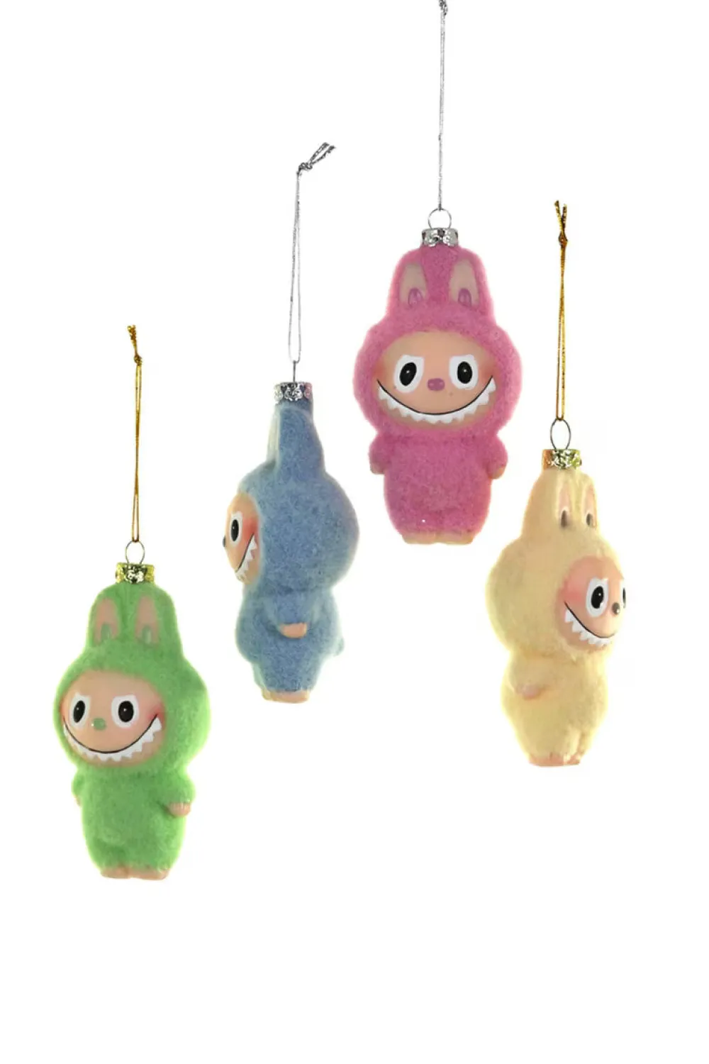 Online Cody Foster Co. Fuzzy Monster Labubu-Inspired Glass Ornament by Cody Foster