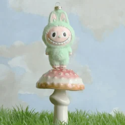 Online Cody Foster Co. Fuzzy Monster Labubu-Inspired Glass Ornament by Cody Foster