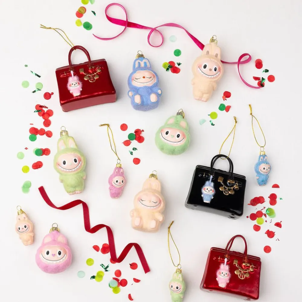 Online Cody Foster Co. Fuzzy Monster Labubu-Inspired Glass Ornament by Cody Foster
