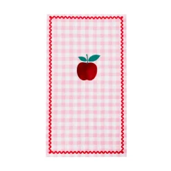 Sale Bonjour Fete Gingham Apple Guest Towels