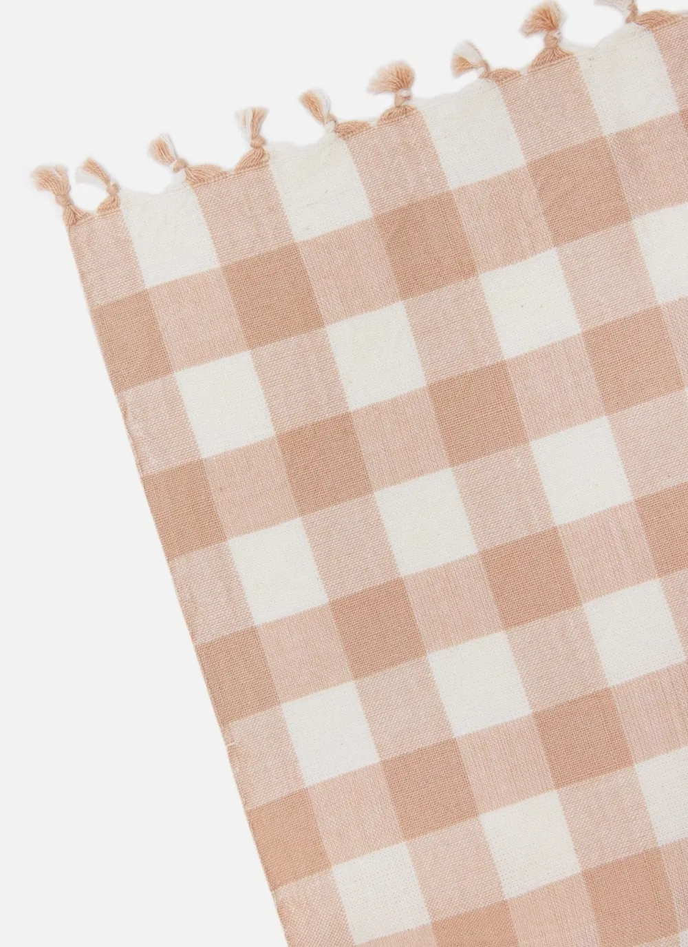 Discount Heather Taylor Home Gingham Blush Tablecloth