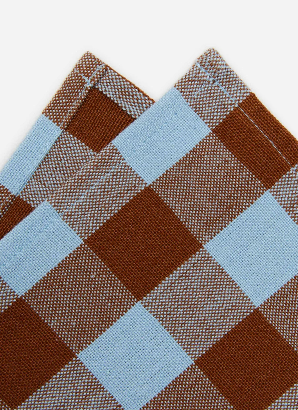 Heather Taylor Home Gingham Candy Blue Napkins