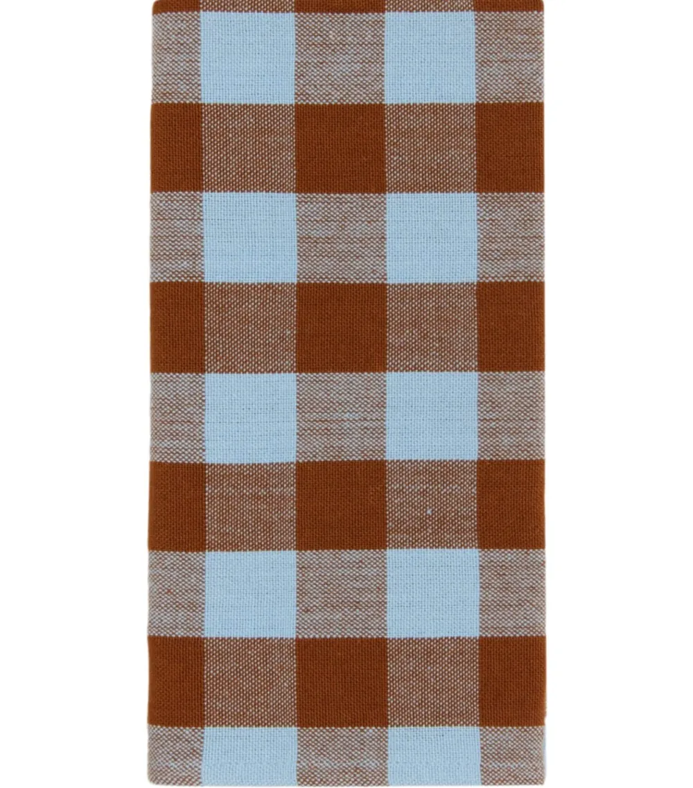 Heather Taylor Home Gingham Candy Blue Napkins
