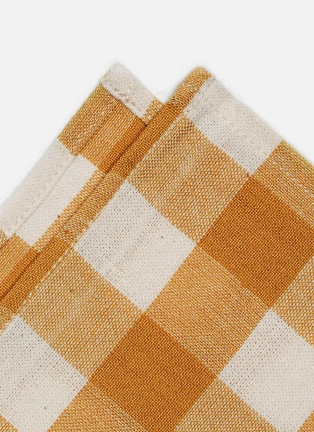 Heather Taylor Home Gingham Goldenrod Napkins