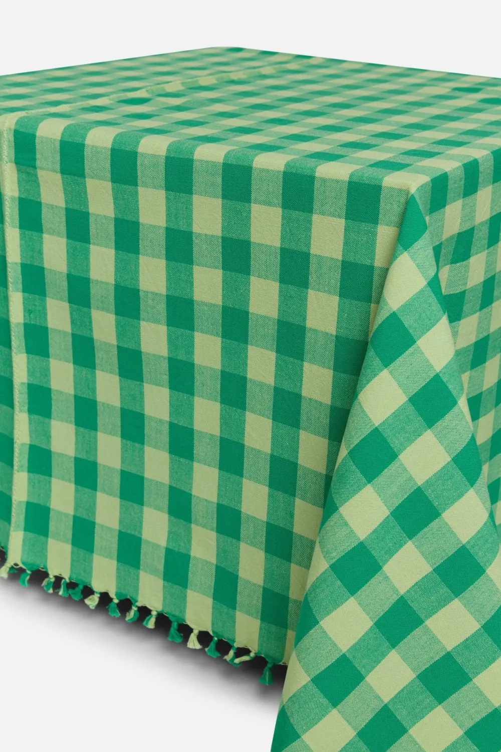 Online Heather Taylor Home Gingham Lime Tablecloth
