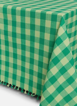 Online Heather Taylor Home Gingham Lime Tablecloth