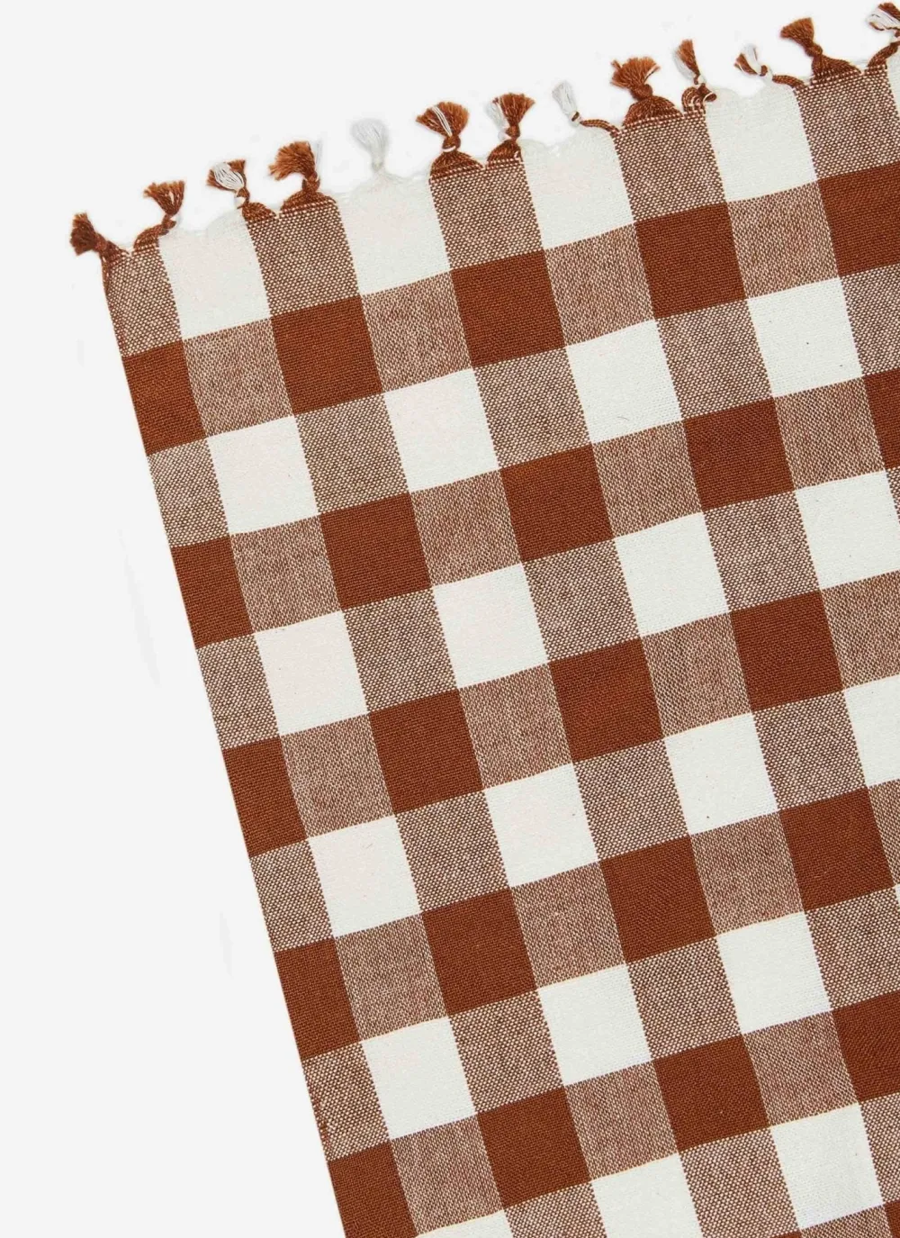 Sale Heather Taylor Home Gingham Nutmeg Tablecloth