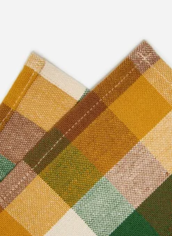 Heather Taylor Home Gingham Oak Napkins
