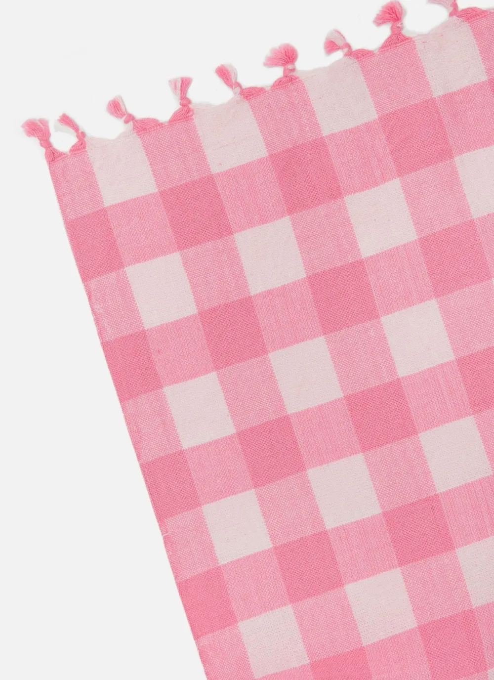 Hot Heather Taylor Home Gingham Peony Tablecloth
