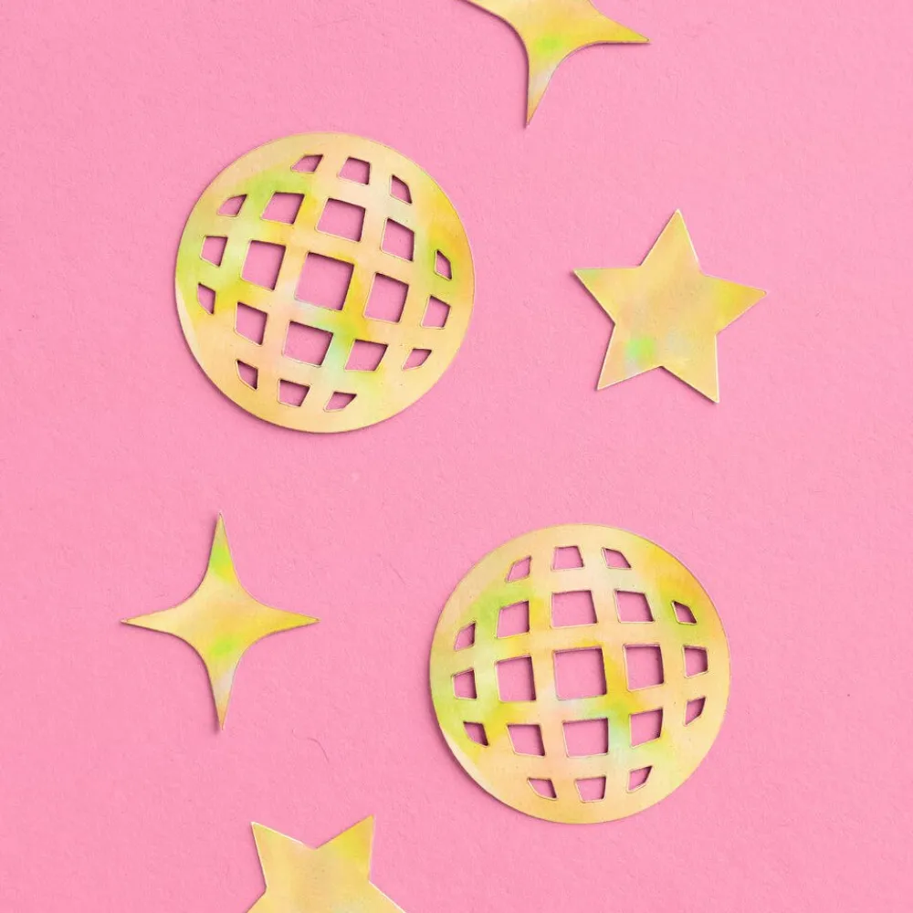 Hot xo, Fetti Gold Disco Ball Confetti