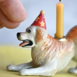 Clearance Camp Hollow Golden Retriever Cake Topper