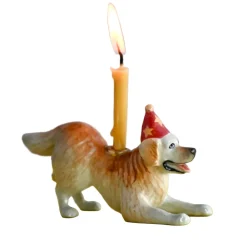 Clearance Camp Hollow Golden Retriever Cake Topper