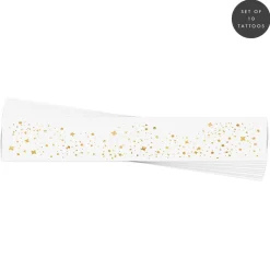 Discount Flash Tattoos Gold Glitter Freckles Temporary Tattoos
