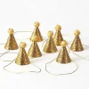 Sale Paper Source Wholesale Gold Glitter Mini Party Hats