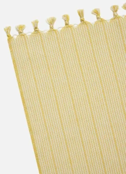 New Heather Taylor Home Goldie Stripe Butter Tablecloth