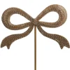 Hot Raz Gold Jewel Bow Tree Topper
