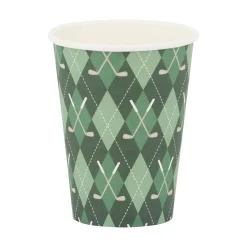 Clearance My Mind’s Eye Golf Plaid Paper Cups
