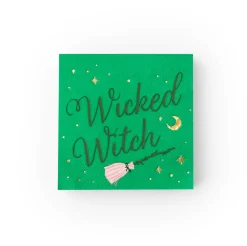 Hot Bonjour Fete Good & Wicked Witch Cocktail Napkins