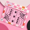 New xo, Fetti Gothic Halloween Face Gems - Pearl & Bow Set