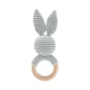 Online The Blueberry Hill Grey Bunny Baby Teether Toy