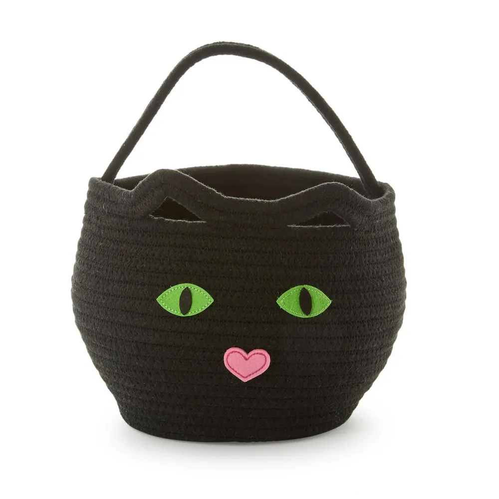 Two's Company Halloween Cotton Rope Basket