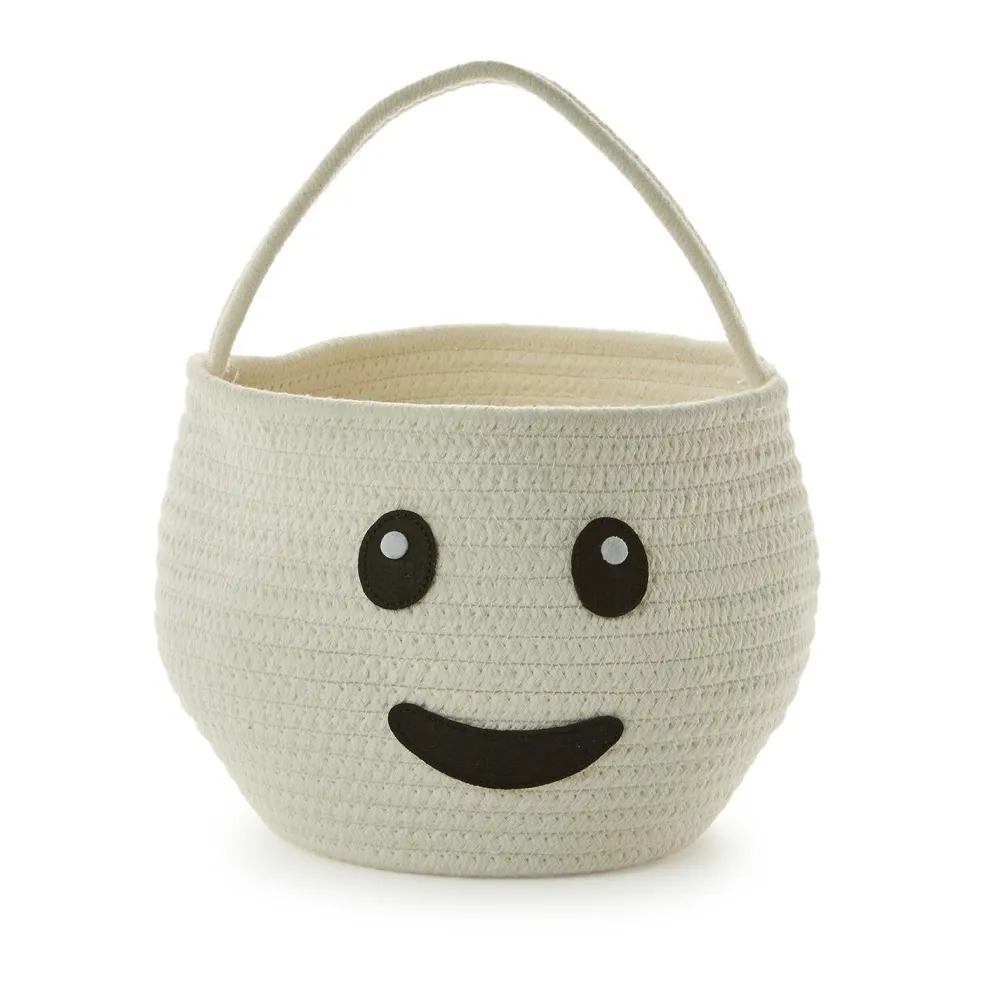 Two's Company Halloween Cotton Rope Basket