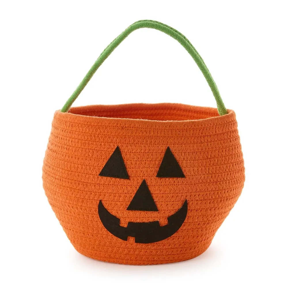 Two's Company Halloween Cotton Rope Basket