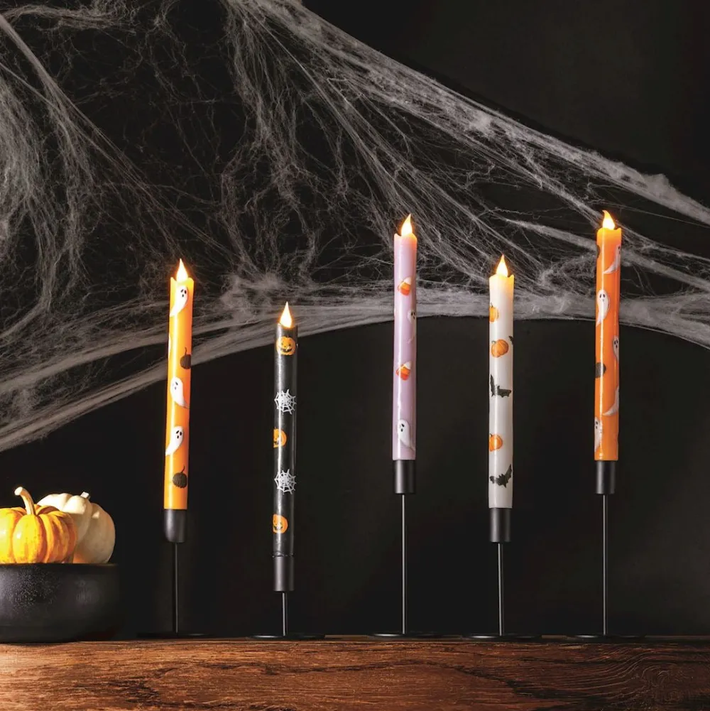 Outlet Mud Pie Halloween LED Taper Candle