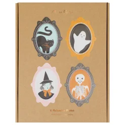 Meri Meri Halloween Portrait Reusable Plates