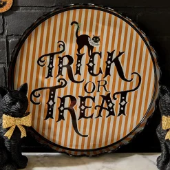 Outlet Two's Company Halloween Scalloped Decorative Tray