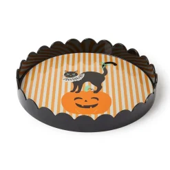 Outlet Two's Company Halloween Scalloped Decorative Tray