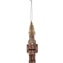 New Creative Co-op Hand-Painted Glass Soldier Ornament