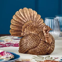 Clearance Tag Hand Painted Turkey Figurine