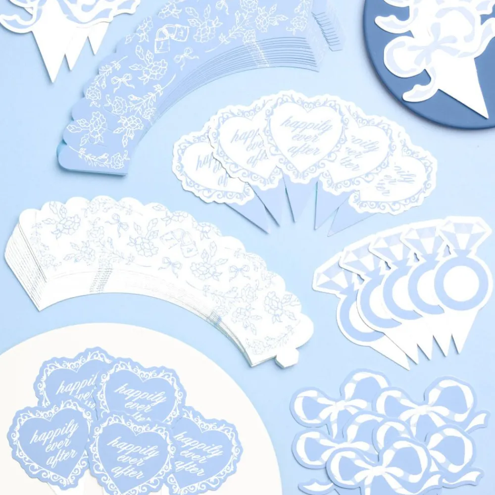 Best xo, Fetti Happily Ever After Cupcake Toppers