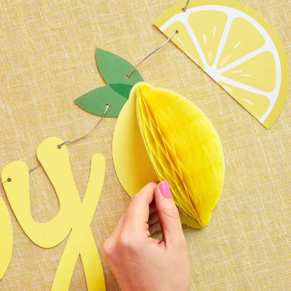 Hot xo, Fetti Happy Birthday Lemon Banner
