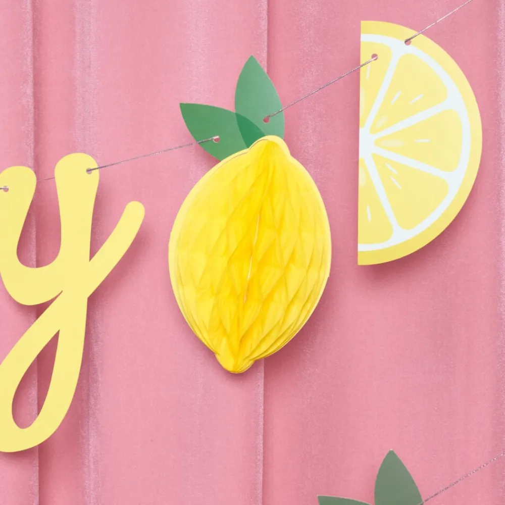 Hot xo, Fetti Happy Birthday Lemon Banner