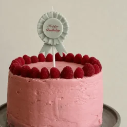 New Sumner Lane Happy Birthday Rosette Candle