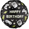 New THE BALLOON HUB Happy Birthday Video Game Foil Balloon