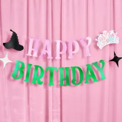 Online xo, Fetti Happy Birthday Witch Banner