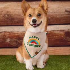 Outlet The Foggy Dog Happy Camper Embroidered Dog Bandana