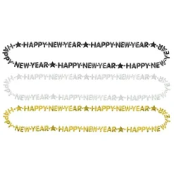 New Amscan Happy New Year Bead Necklaces