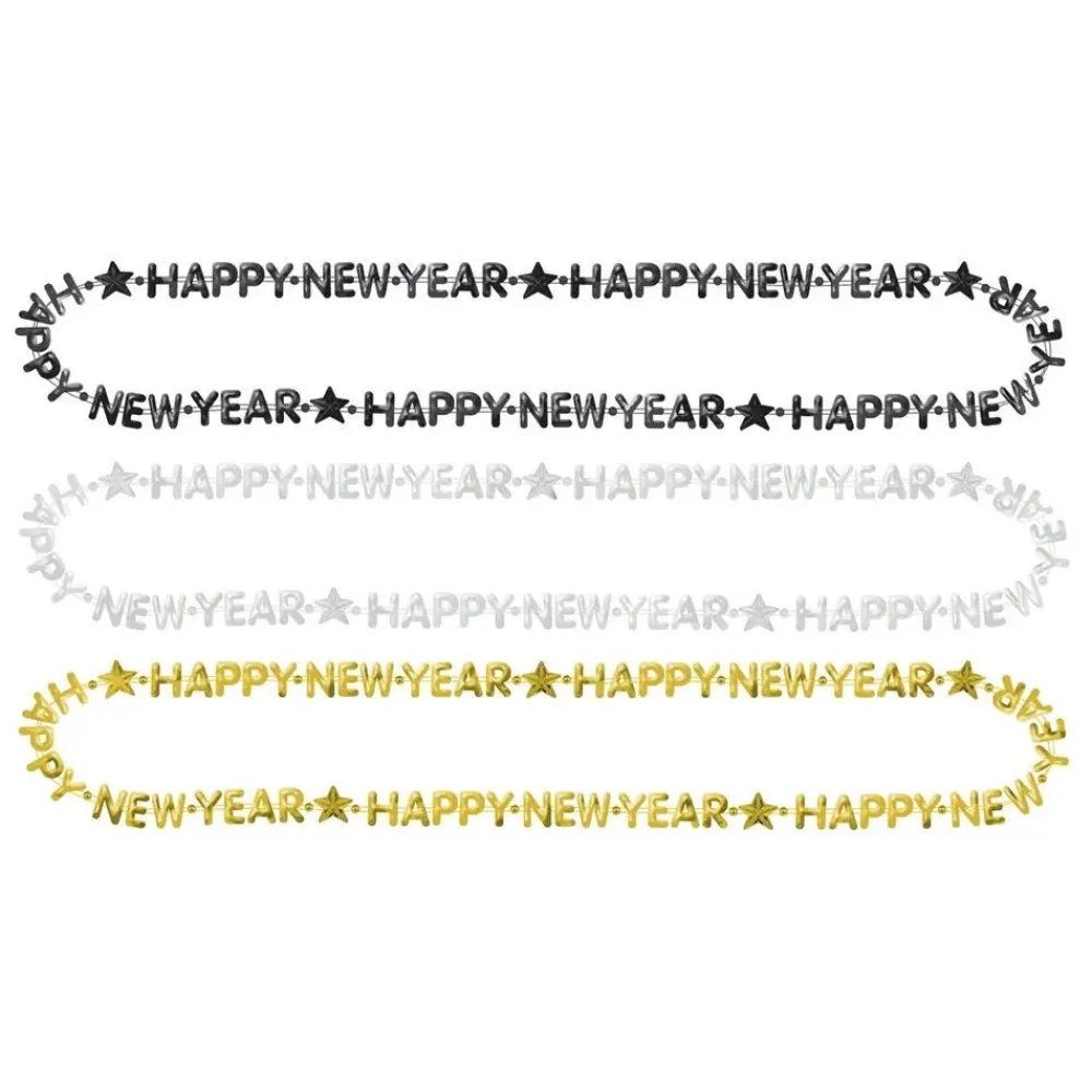 New Amscan Happy New Year Bead Necklaces