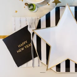 Hot Bonjour Fete Happy New Year Cocktail Napkins