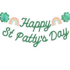 Discount xo, Fetti Happy St. Patty's Day Banner