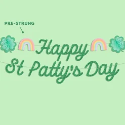 Discount xo, Fetti Happy St. Patty's Day Banner