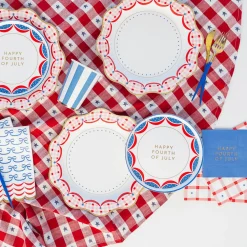 Bonjour Fete Happy 4th of July Cocktail Napkins